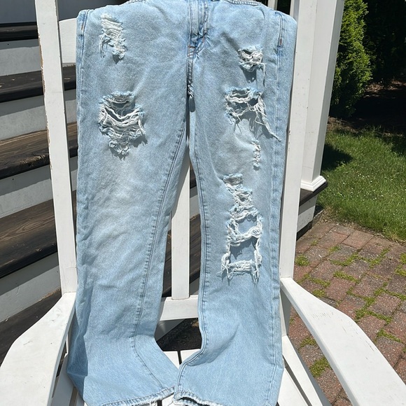 ☀️Aeropostale Boyfriend Flare Jeans Size 00R - Picture 2 of 7
